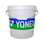 Yonex Balleimer Plastik (für maximal 72 Tennisbälle) leer weiss - 1 Eimer